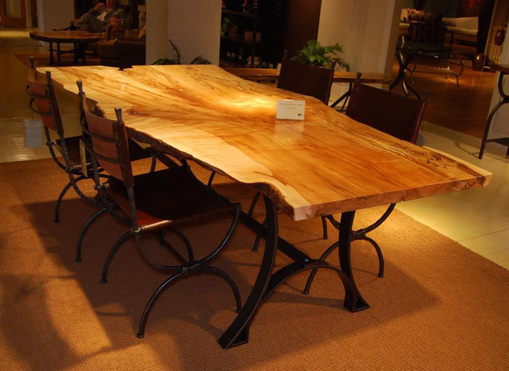 live edge slabs conference table